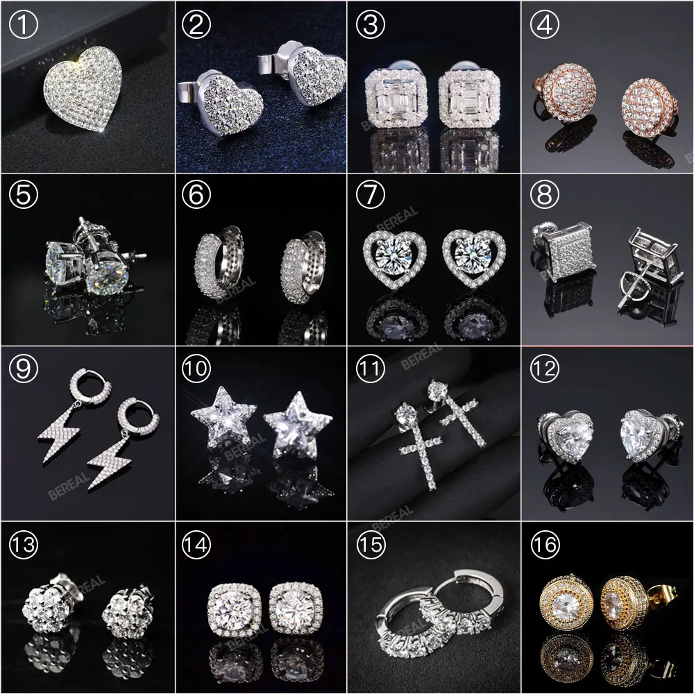 Moissanite Stud Earrings Wholesale Fast Shipping Classic 925 Silver VVS Fine Jewelry Earring Women&Men
Moissanite Stud Earrings Wholesale Fast Shipping Classic 925 Silver VVS Fine Jewelry Earring Women&Men
