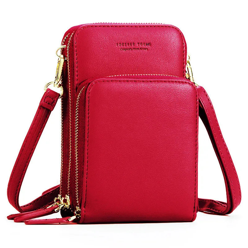 Fashion Design Genuine leather mini crossbody shoulder cell phone bag wallet purse women with chain
Fashion Design Genuine leather mini crossbody shoulder cell phone bag wallet purse women with chain