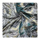 Smooth Touch 100% Polyester Plain Woven Soft Jacquard Satin Fabric For Scarf Garment