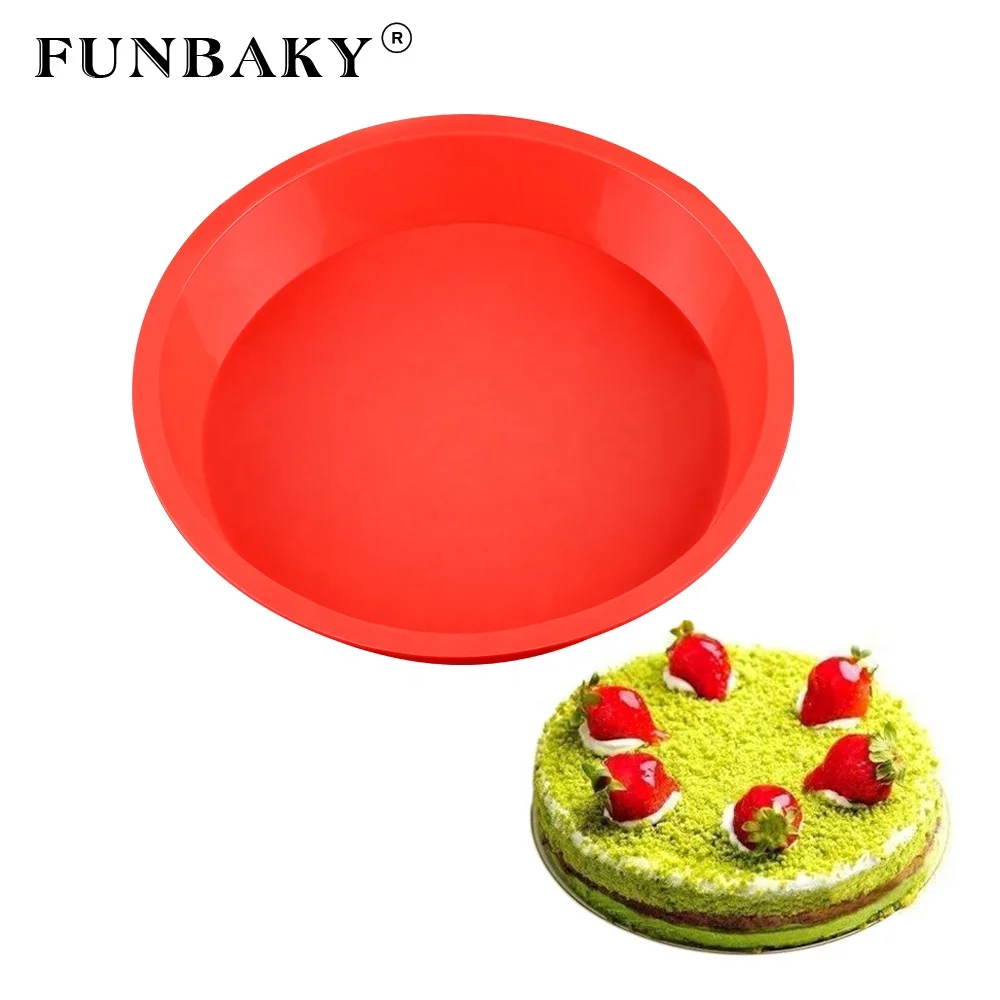 FUNBAKY Baking mold large volume circle shape cake silicone mold kitchen chiffon cake pan kitchen baking tools, Customized color
FUNBAKY Baking mold large volume circle shape cake silicone mold kitchen chiffon cake pan kitchen baking tools, Customized color