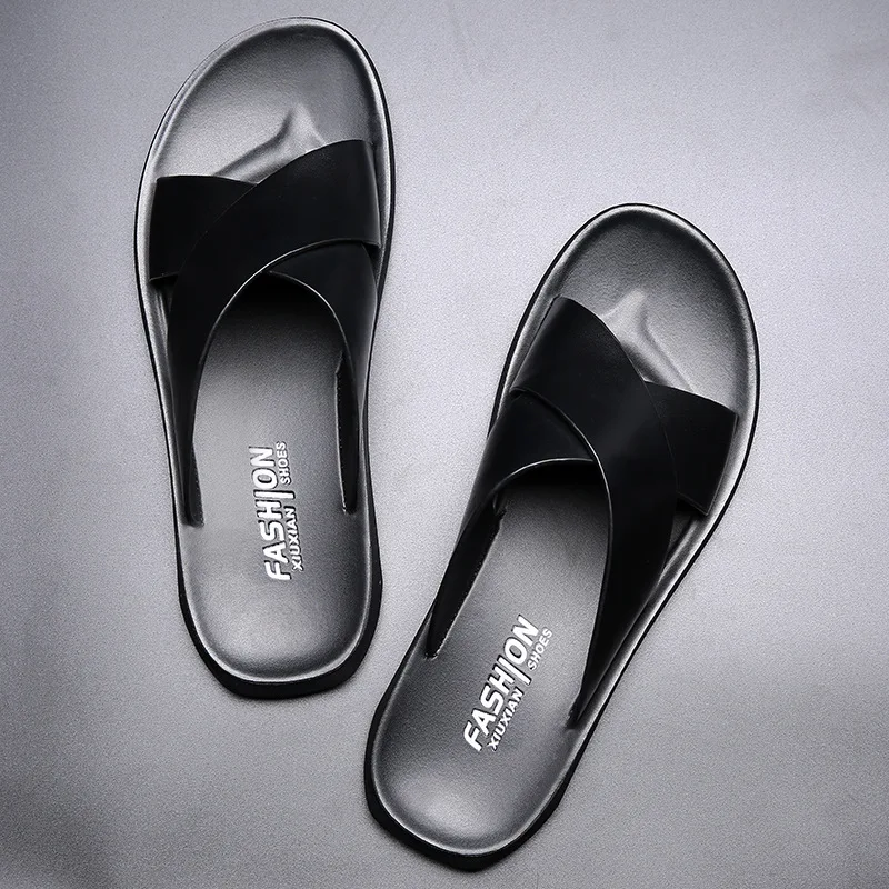 Summer Sandals Male Leather Classic Roman Open Toe Slipper Beach Outdoor Rubber Summer Shoes Flip Flop Water Sandals, Black, brown
Summer Sandals Male Leather Classic Roman Open Toe Slipper Beach Outdoor Rubber Summer Shoes Flip Flop Water Sandals, Black, brown