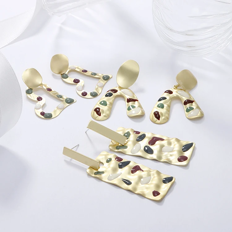 New Design Geometric Irregular Drop Earrings Fashion Frosted Love Heart Drop Earrings Jewelry Wholesale, Picture
New Design Geometric Irregular Drop Earrings Fashion Frosted Love Heart Drop Earrings Jewelry Wholesale, Picture
