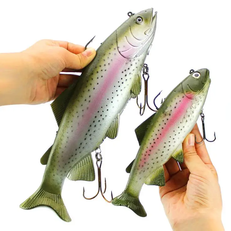 WEIHE 30CM 135G Overweight Big Size Simulate Fish Lure Deep Sea Fishing Lures Artificial Soft Bait Lure Fishing la peche, Green+white
WEIHE 30CM 135G Overweight Big Size Simulate Fish Lure Deep Sea Fishing Lures Artificial Soft Bait Lure Fishing la peche, Green+white