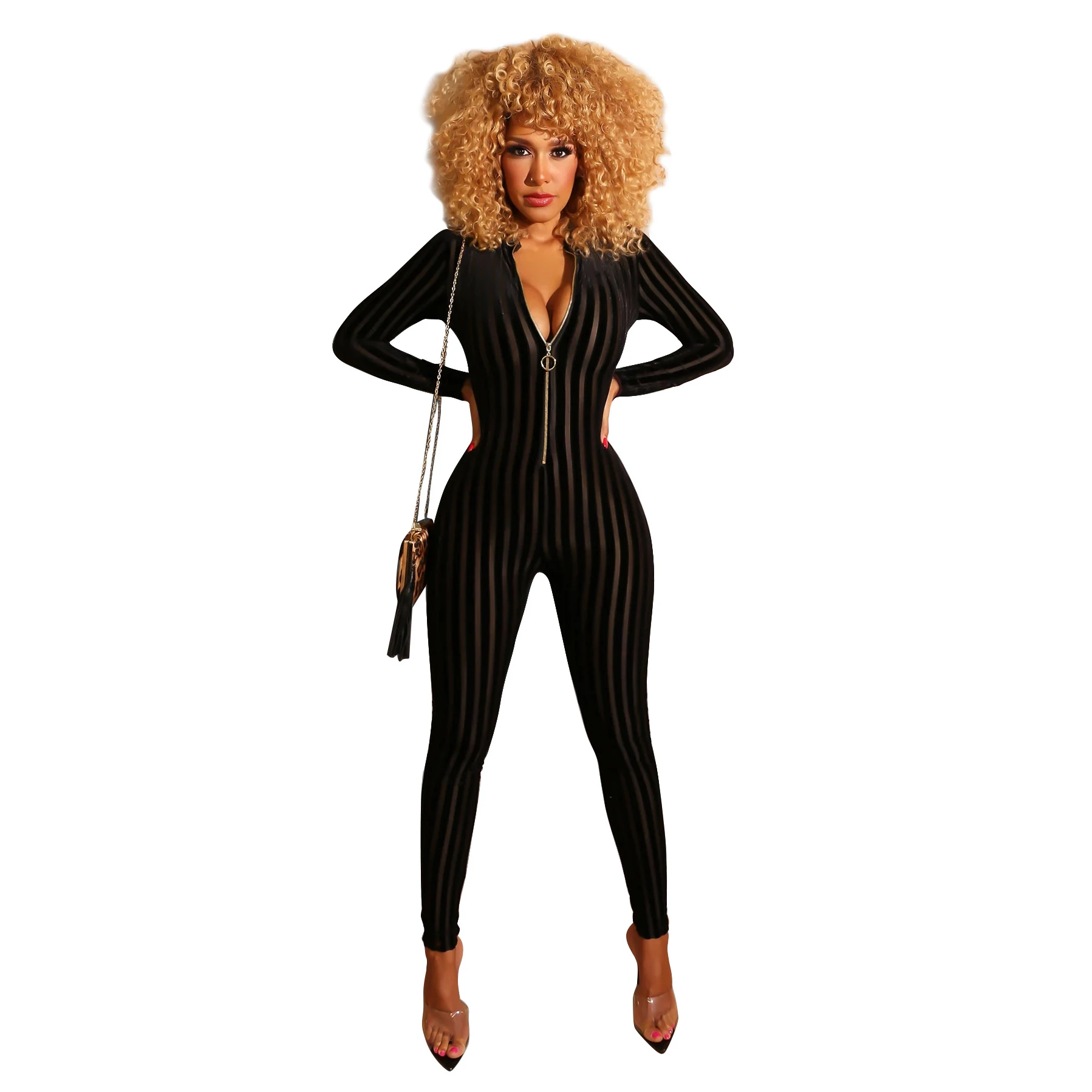 New jumpsuit women 2021 knitted velvet sexy hollow bodysuit night club wear one piece jumpsuit
New jumpsuit women 2021 knitted velvet sexy hollow bodysuit night club wear one piece jumpsuit