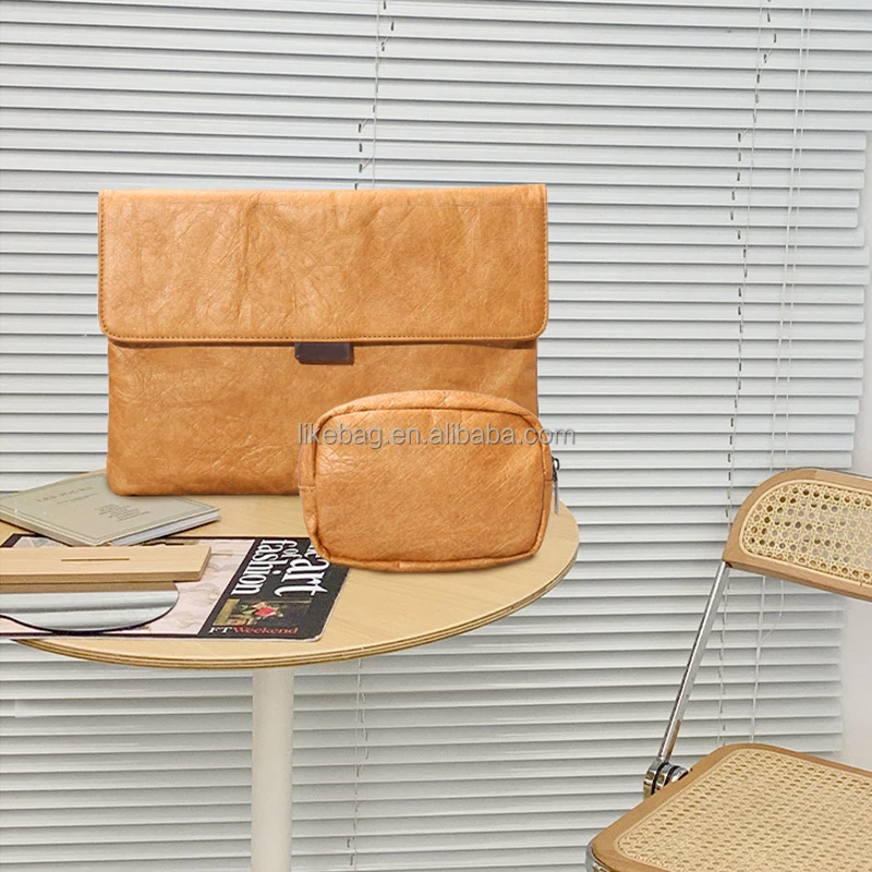 LIKEBAG Fashion No logo dupont paper Clutch bag waterproof Tear resistance 13 inch business laptop bags for computers
LIKEBAG Fashion No logo dupont paper Clutch bag waterproof Tear resistance 13 inch business laptop bags for computers