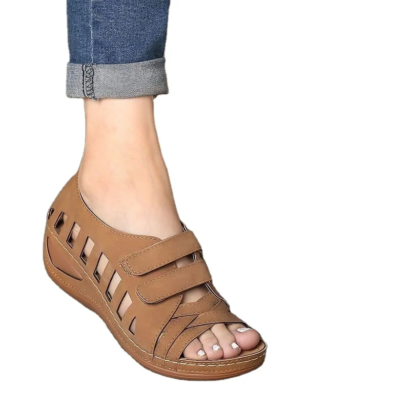 Vintage Hollow Out Sandals Low Heel shoes Summer Slip-on Buckle Ladies Shoes Artificial Open Toe Casual Women leather Sandalias
Vintage Hollow Out Sandals Low Heel shoes Summer Slip-on Buckle Ladies Shoes Artificial Open Toe Casual Women leather Sandalias