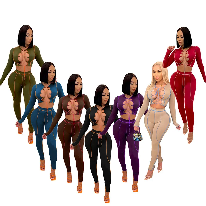 Plus Size 2 Piece Set Women Pants Sets Women Bandage Patchwork Crop Top Sweatpants Tracksuit Club Outfits Wholesale, Neon green ,neon orange custom pantone color
Plus Size 2 Piece Set Women Pants Sets Women Bandage Patchwork Crop Top Sweatpants Tracksuit Club Outfits Wholesale, Neon green ,neon orange custom pantone color