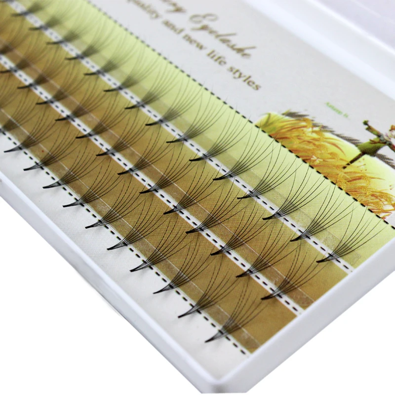 6D Individual cluster Eyelash extension fan for eyelash extensions private label, Natural black
6D Individual cluster Eyelash extension fan for eyelash extensions private label, Natural black