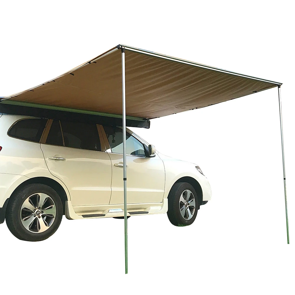 Alta calidad 2,5*3 m SUV/4x4/4wd coche techo tiendas con retráctil Coche /techo lado toldos