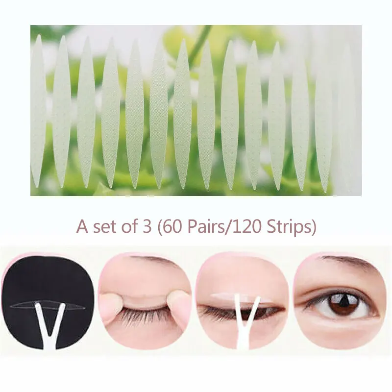 Set of 120 Ladies Invisible Rugby Double Sided Eyelid Adhesive Sticker Tape Big Eyes Makeup Double Eyelid Tape Strips Sticker
Set of 120 Ladies Invisible Rugby Double Sided Eyelid Adhesive Sticker Tape Big Eyes Makeup Double Eyelid Tape Strips Sticker