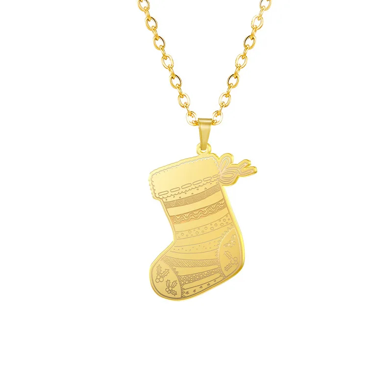 Christmas Necklace for Women Stainless Steel Santa Claus Moose Sleigh Socks Pendant Necklace Jewelry New Year Gift
Christmas Necklace for Women Stainless Steel Santa Claus Moose Sleigh Socks Pendant Necklace Jewelry New Year Gift