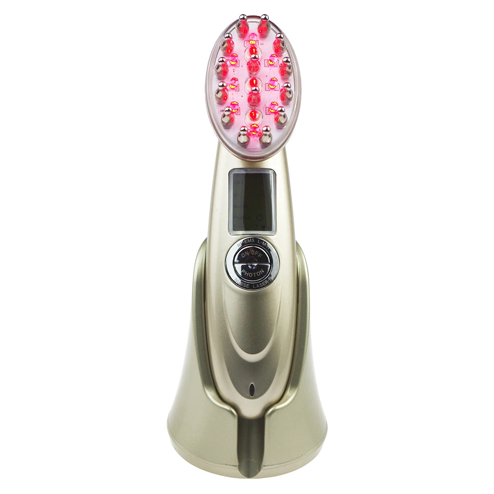 Handheld Portable Electric Hair Loss Treatment Massager Hair Grow 4 In 1 EMS Photon Laser Comb For Home
Handheld Portable Electric Hair Loss Treatment Massager Hair Grow 4 In 1 EMS Photon Laser Comb For Home