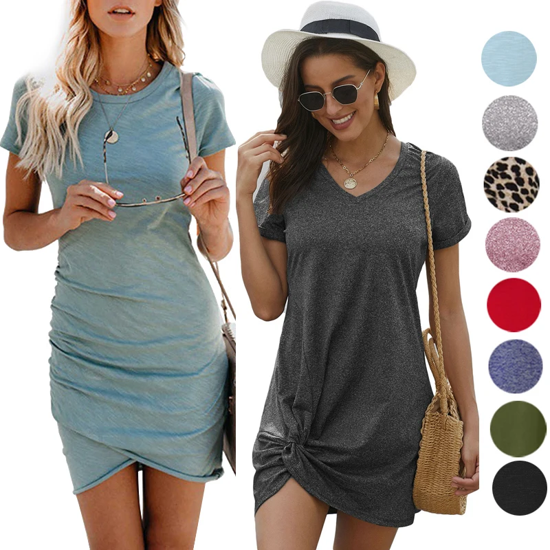 Wholesale Summer Sexy Solid Color Short Sleeved Irregular Hollow Bag Hip Dress For Women, Optional
Wholesale Summer Sexy Solid Color Short Sleeved Irregular Hollow Bag Hip Dress For Women, Optional