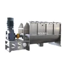 100-1000 kg/h mixing machine Powder Paddle Ribbon Horizontal Blender Mixer