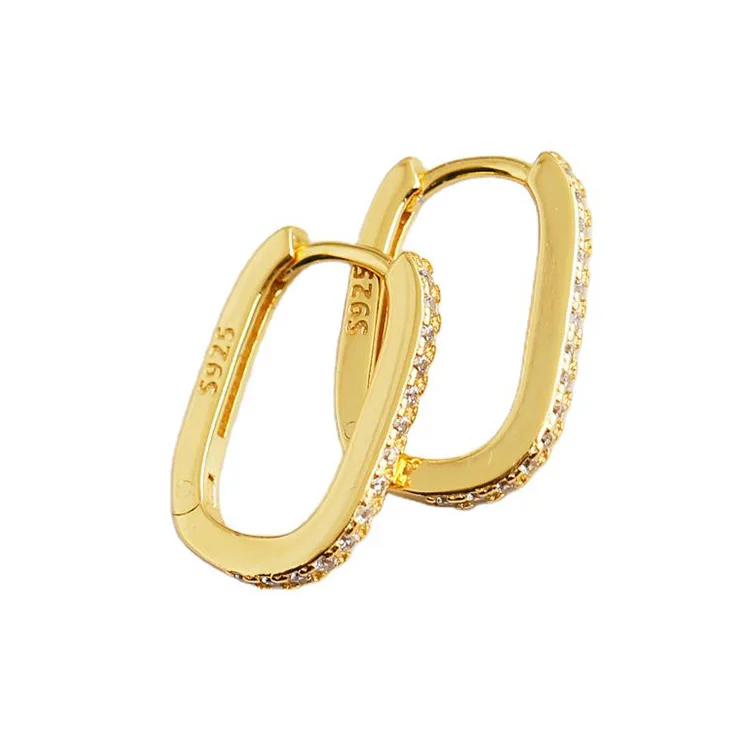 Women jewellery 2021 fashion trendy gold plated long zircon 90s hoop huggies handmade designer simple style earrings
Women jewellery 2021 fashion trendy gold plated long zircon 90s hoop huggies handmade designer simple style earrings