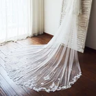 Cathedral Long Tulle Lace Two Layers Wedding Veil Bridal Veil
