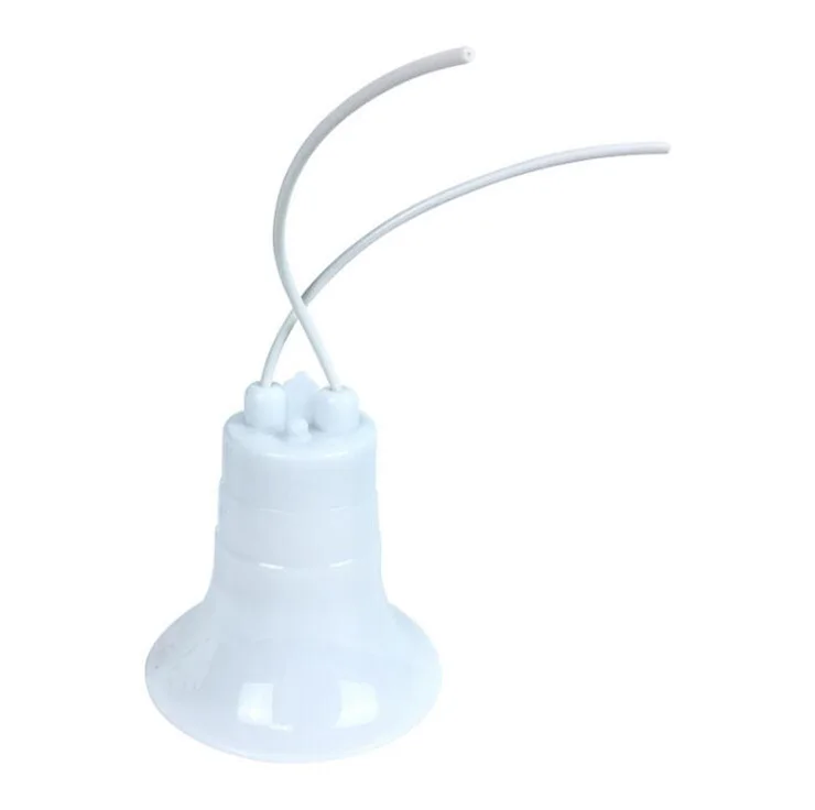 8CM Horn Large Orifice E27 Screw Lamp Holder Ceramic Waterproof Lamp Base with Copper Wire, White
8CM Horn Large Orifice E27 Screw Lamp Holder Ceramic Waterproof Lamp Base with Copper Wire, White