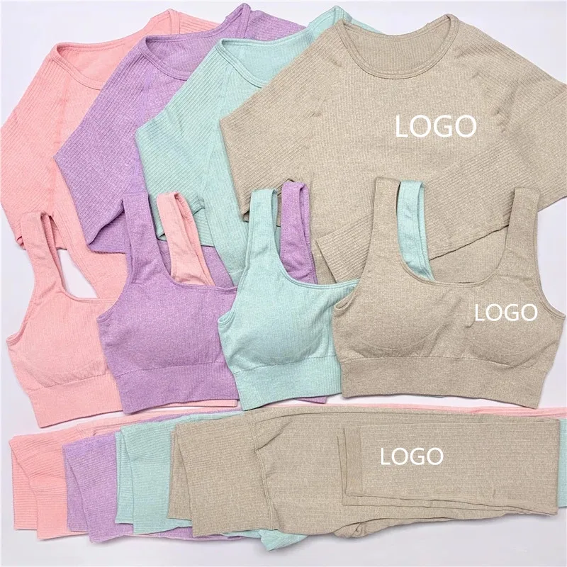womens ribbed seamless yoga set 3 piece seamless long sleeve top push up bra and long leggings sets, Printed
womens ribbed seamless yoga set 3 piece seamless long sleeve top push up bra and long leggings sets, Printed
