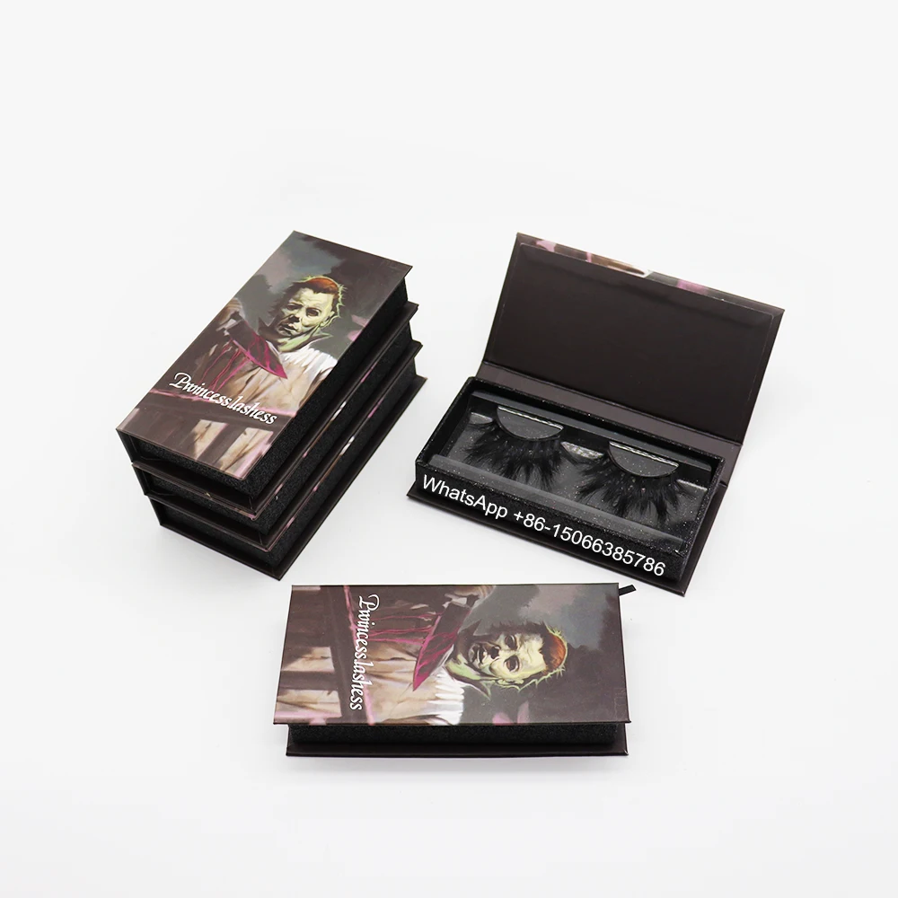 Cutstom Lash Cases Eyelash Box Packaging Black Halloween Eyelash Box Packaging, Any color
Cutstom Lash Cases Eyelash Box Packaging Black Halloween Eyelash Box Packaging, Any color