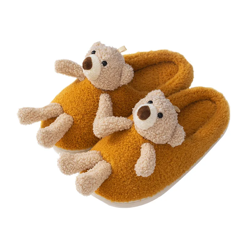 New-Style Cartoon Cotton Warm Indoor Home Autumn and Winter Cute Couple Hug Bear Slippers, 4 colors
New-Style Cartoon Cotton Warm Indoor Home Autumn and Winter Cute Couple Hug Bear Slippers, 4 colors