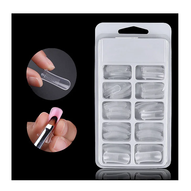 100 Clear Nail Forms Full Cover Quick Building Mold Nail Tips Dual Forms Nail Finger Extension, Clear color
100 Clear Nail Forms Full Cover Quick Building Mold Nail Tips Dual Forms Nail Finger Extension, Clear color