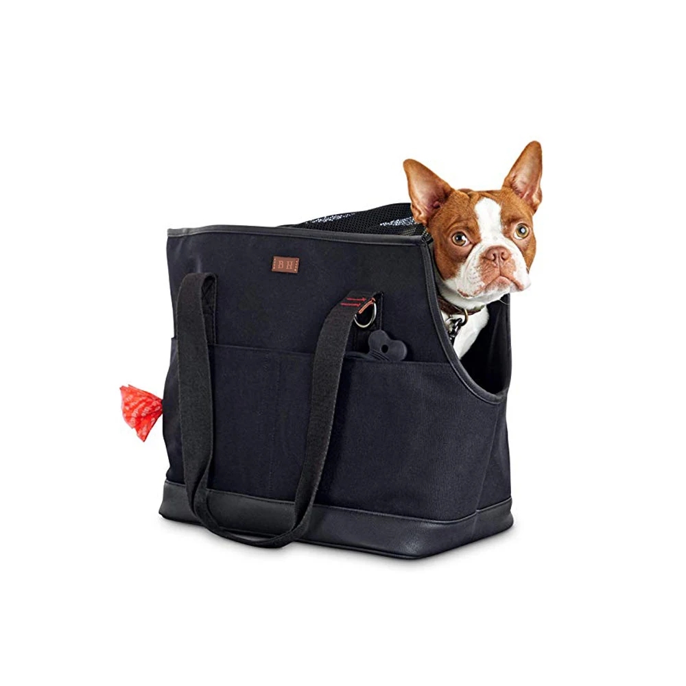 Portable Travel Pet Carrier Canvas Comfortable Soft Sided Tote Carrier Bag For Pet, Black
Portable Travel Pet Carrier Canvas Comfortable Soft Sided Tote Carrier Bag For Pet, Black