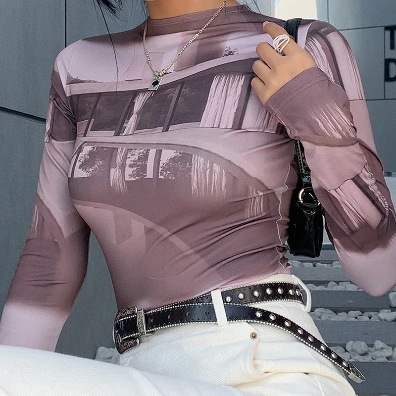 2021 Ins Long Sleeve O Round Neck Printed Fasion Y2K Skinny Slim Elegant Tshirt Tops Women Ladies Clothes
2021 Ins Long Sleeve O Round Neck Printed Fasion Y2K Skinny Slim Elegant Tshirt Tops Women Ladies Clothes
