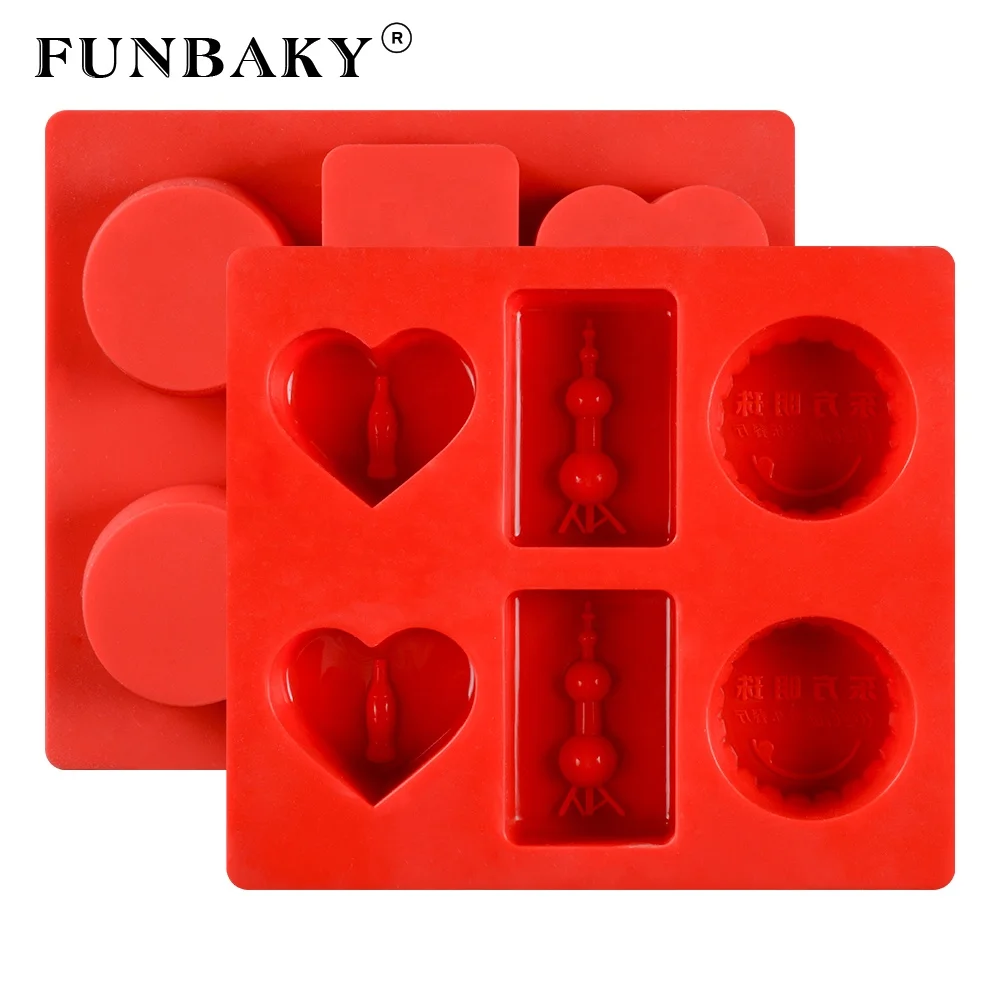 FUNBAKY Valentine ' s Day handcraft making tools rectangle round heart unique shape soap mold silicone DIY handmade candle molds, Customized color
FUNBAKY Valentine ' s Day handcraft making tools rectangle round heart unique shape soap mold silicone DIY handmade candle molds, Customized color