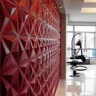 indoor decor brick pvc board 3d wallpaper art panel for wall