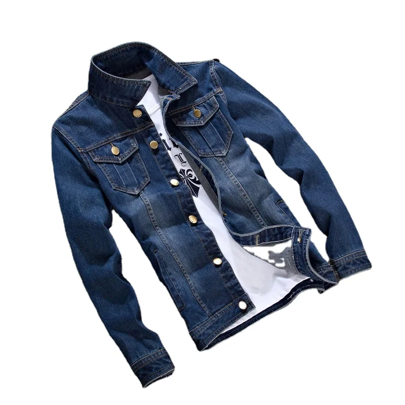 Fashionable lapel men's denim jacket men's casual spring and autumn men's denim jacket slim jacket
Fashionable lapel men's denim jacket men's casual spring and autumn men's denim jacket slim jacket
