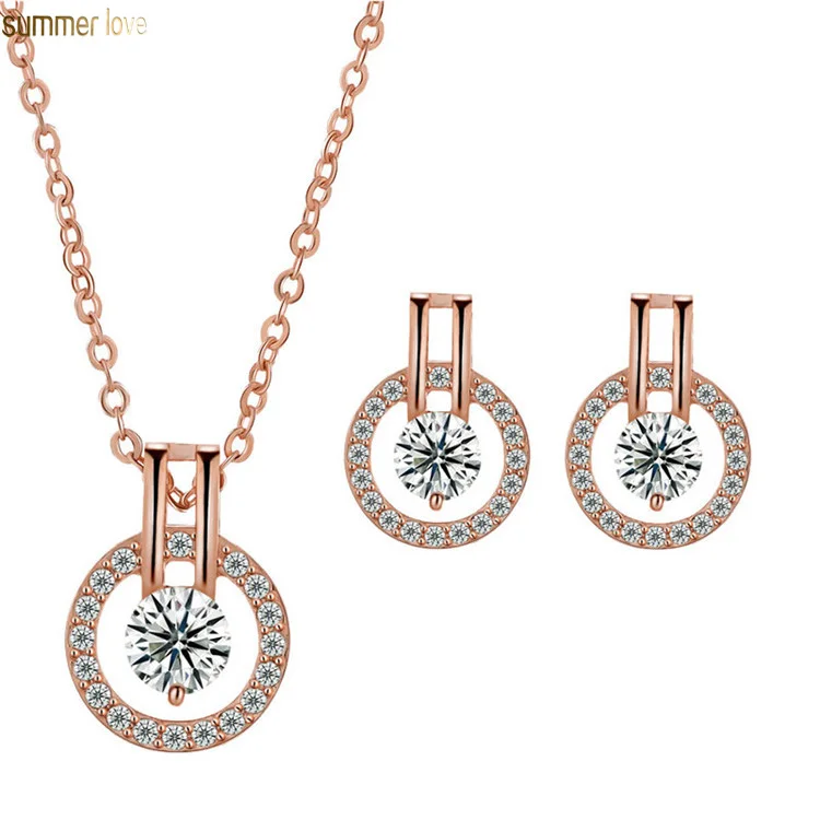 High Quality Women CZ Gold Cubic Zirconia Diamond Shiny Pendant Necklace Stud Earrings Wedding Bridal Jewelry Set, Gold, silver
High Quality Women CZ Gold Cubic Zirconia Diamond Shiny Pendant Necklace Stud Earrings Wedding Bridal Jewelry Set, Gold, silver