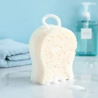 Wholesale soft exfoliating shower puff bath soap sponge shower puff for baby bath flower