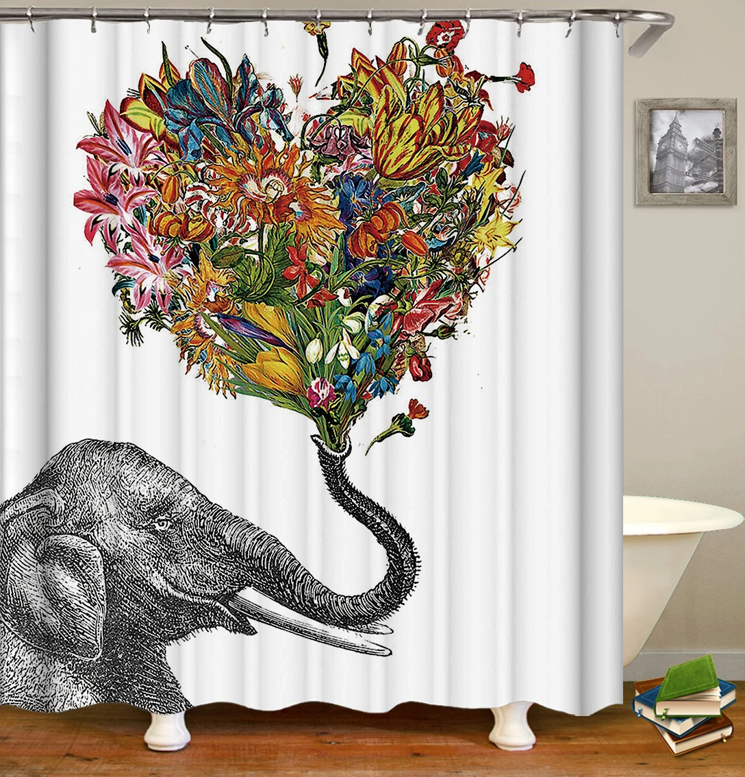 new design fashion printed polyester 3d shower, Waterproof Pattern Printing Bathroom Shower Curtains/
new design fashion printed polyester 3d shower, Waterproof Pattern Printing Bathroom Shower Curtains/
