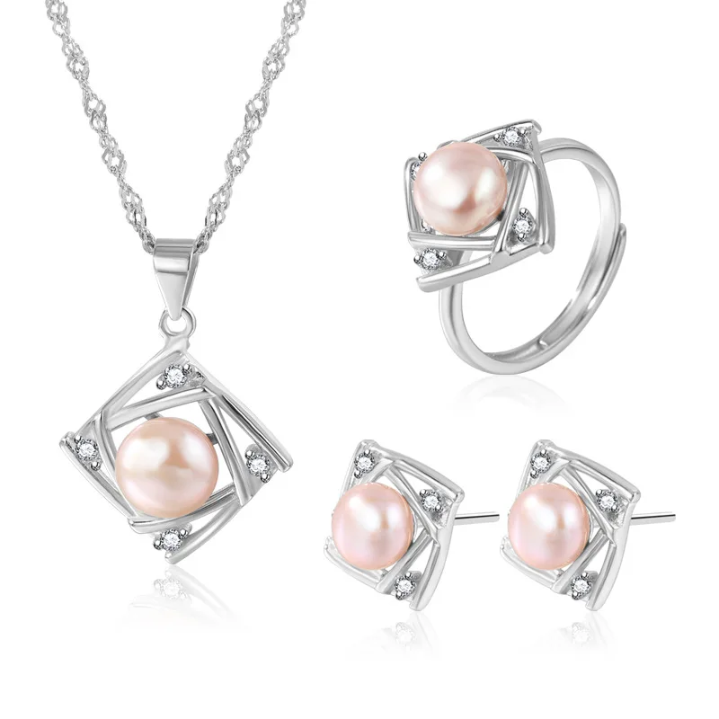 Custom Simple Vintage 925 Sterling Silver Pendant Necklace Earrings Ring Pearl Jewelry Set For Wedding, Silver,gold
Custom Simple Vintage 925 Sterling Silver Pendant Necklace Earrings Ring Pearl Jewelry Set For Wedding, Silver,gold