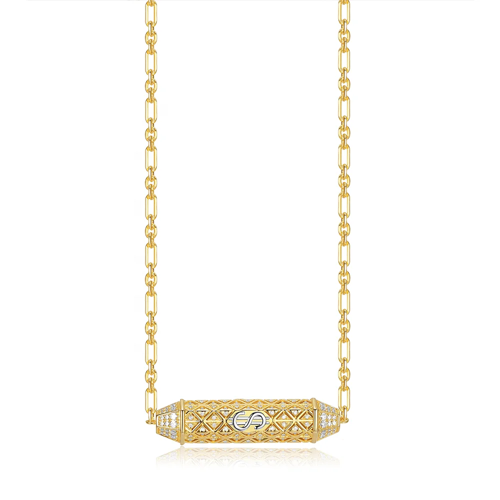 Fine Jewelry Necklaces 18K Gold Plated Jewelry Custom Name Logo Couple Necklace Cuban Chain For Men Women
Fine Jewelry Necklaces 18K Gold Plated Jewelry Custom Name Logo Couple Necklace Cuban Chain For Men Women