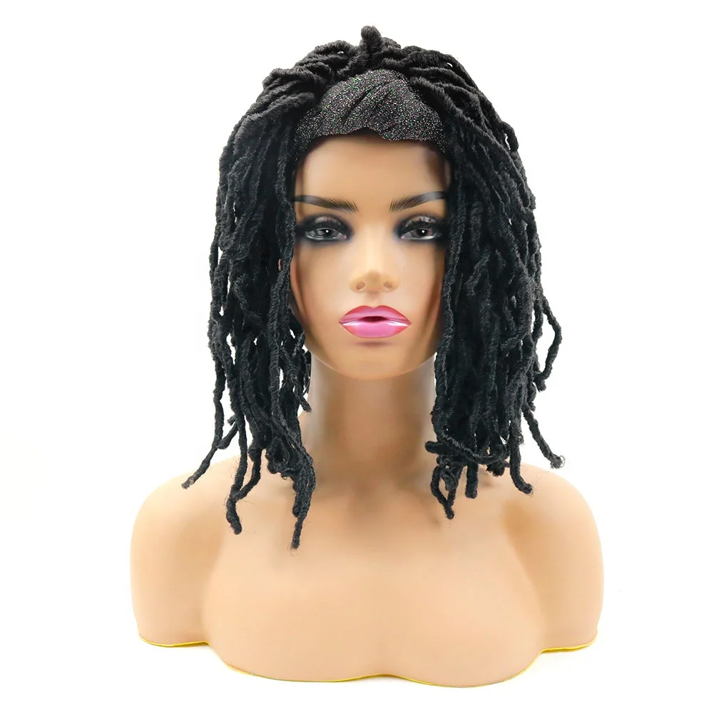 Dreadlock Wig With HeadBand Short Curly Afro Nu locs Faux Locs Braids Twist Headband Wigs for Black Women/ Men
Dreadlock Wig With HeadBand Short Curly Afro Nu locs Faux Locs Braids Twist Headband Wigs for Black Women/ Men