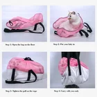 Breathable Cages 2020 New Pet Outdoor Breathable Cage Travel Shoulder Carry Cat Tote Bag Soft Pet Carrier Sling Bag Stocked