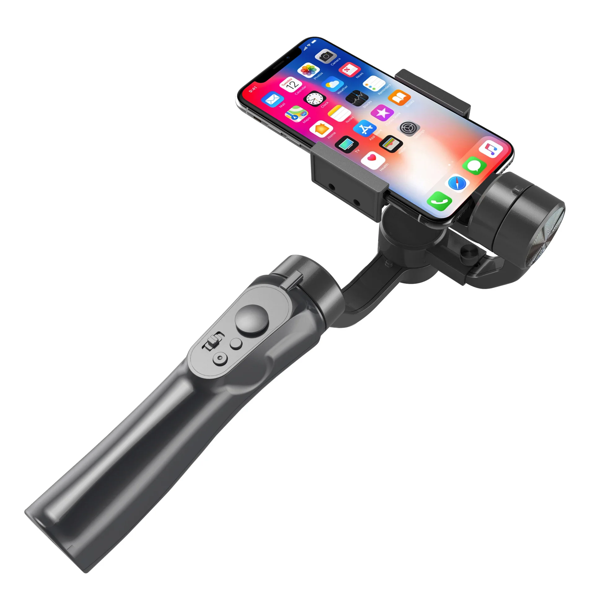 3 Axis Gimbal Stabilizer Foldable Portable Wireless Stabilizer Handheld for Smart Phone, Black
3 Axis Gimbal Stabilizer Foldable Portable Wireless Stabilizer Handheld for Smart Phone, Black