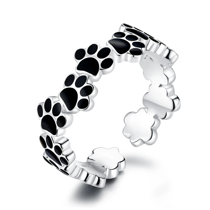 Luxury High Quality Black Rings Opening Adjustable 925 Sterling Silver Ring Jewelry For Men Women
Luxury High Quality Black Rings Opening Adjustable 925 Sterling Silver Ring Jewelry For Men Women