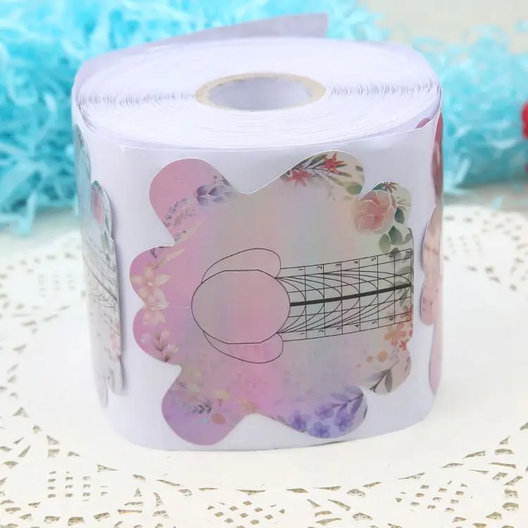 500pcs/roll Wholesale Quick Building Mold Tips Nail UV Gel Dual Forms Magic Laser Flower Paper Nail Forms Nail Extension Holder, Natural
500pcs/roll Wholesale Quick Building Mold Tips Nail UV Gel Dual Forms Magic Laser Flower Paper Nail Forms Nail Extension Holder, Natural