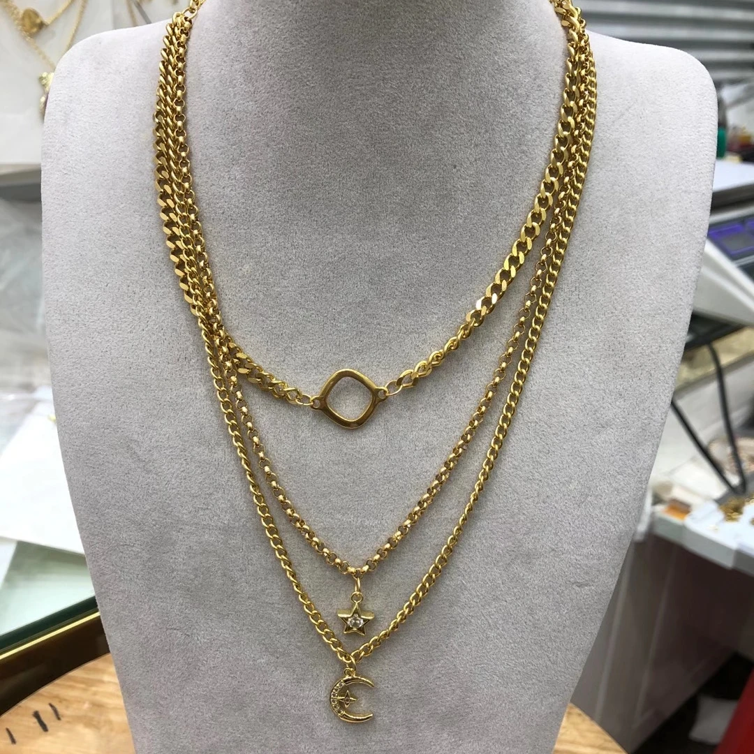 Jewelry Suit Gift/Souvenir Bohemian Minimalist Style Zircon Micro Insert Necklace Stainless Steel Jewelry Set
Jewelry Suit Gift/Souvenir Bohemian Minimalist Style Zircon Micro Insert Necklace Stainless Steel Jewelry Set