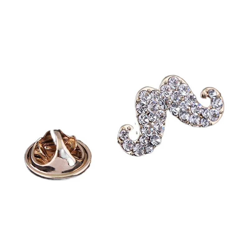 Hot Cute Shining Moustache Full Rhinestone Silver-color Brooches for Women Brooch Pins Jewelry
Hot Cute Shining Moustache Full Rhinestone Silver-color Brooches for Women Brooch Pins Jewelry