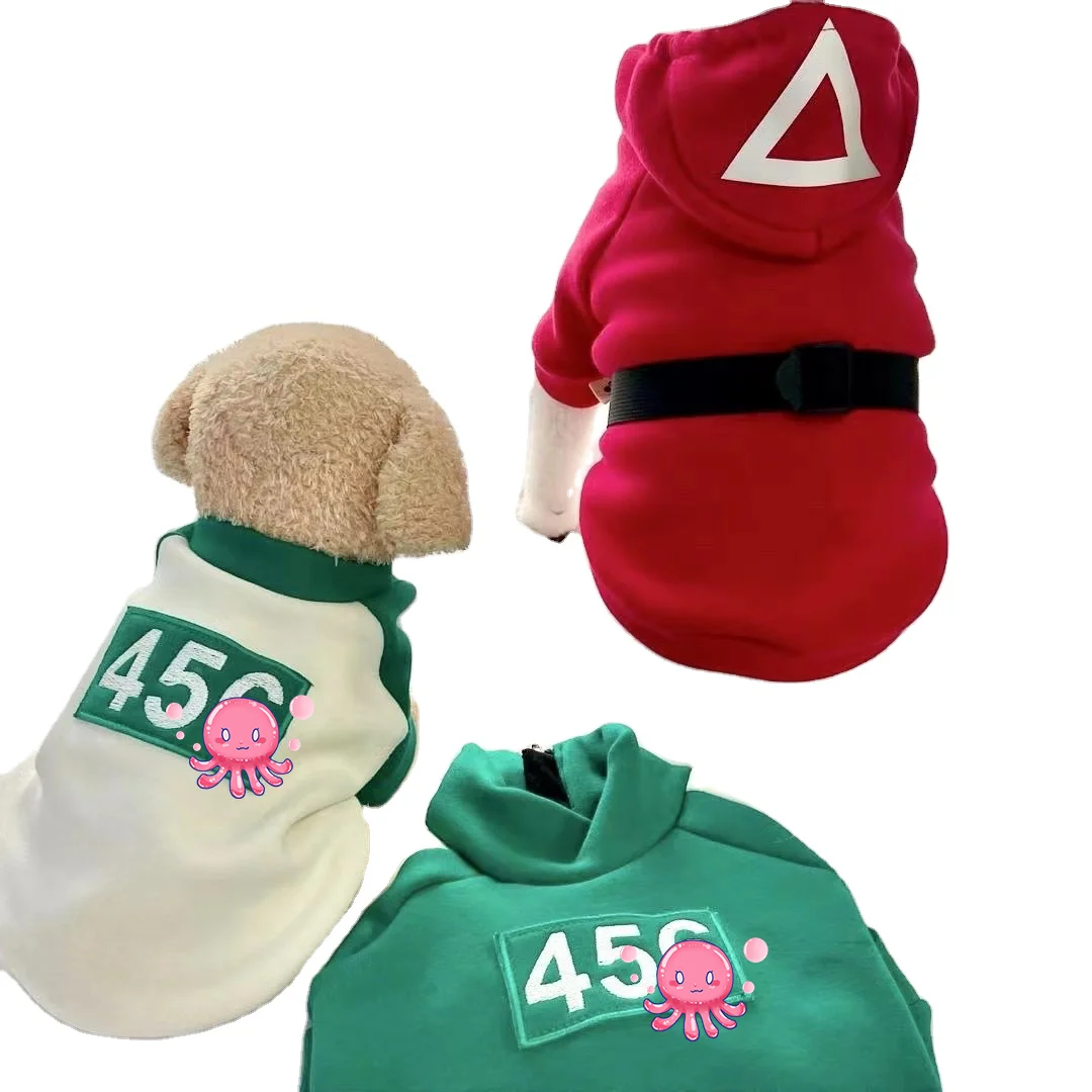 Fashion Squid the Game Hot Sale Dog Hoodie Christmas Halloween Pet Sport Jacket 2 Feet CatPet Cosplay Apparel, Green, red,white
Fashion Squid the Game Hot Sale Dog Hoodie Christmas Halloween Pet Sport Jacket 2 Feet CatPet Cosplay Apparel, Green, red,white