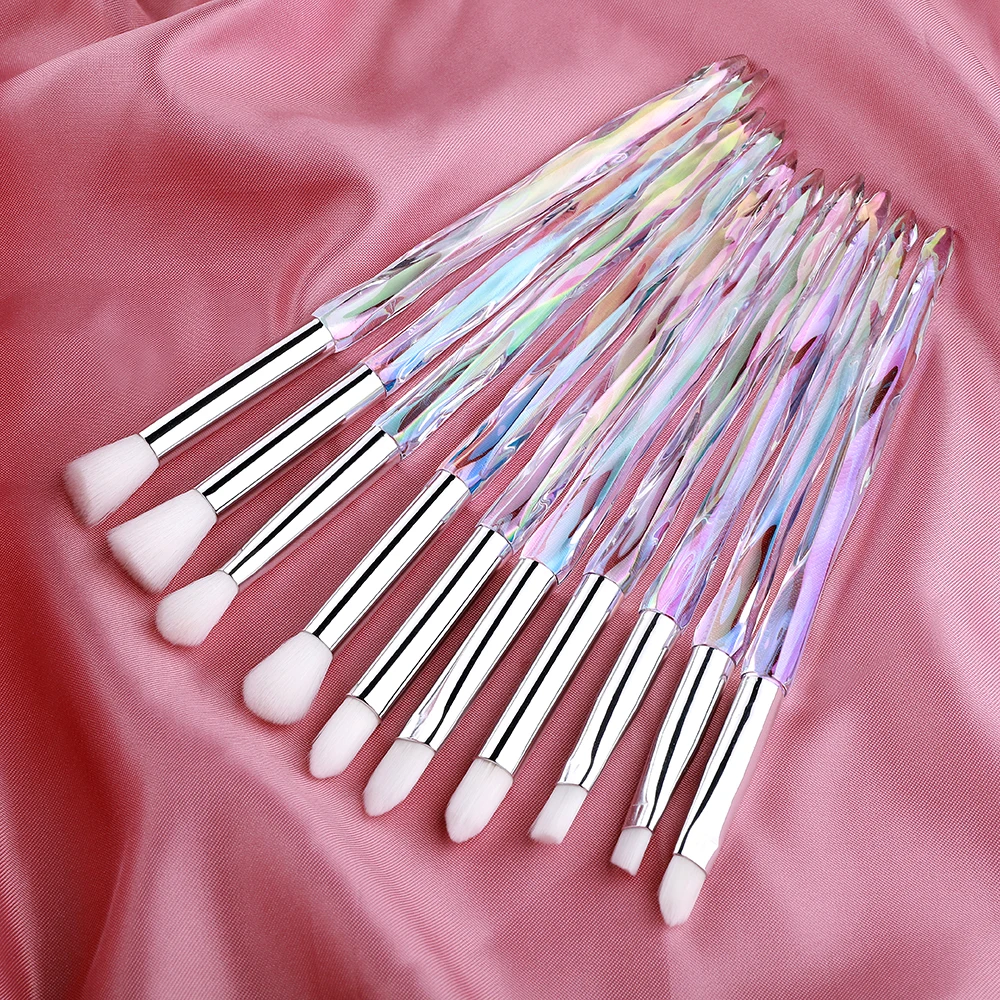 10pcs tapered makeup individual firm soft fluffy custom logo synthetic crystal eyeshadow brush, Purple
10pcs tapered makeup individual firm soft fluffy custom logo synthetic crystal eyeshadow brush, Purple