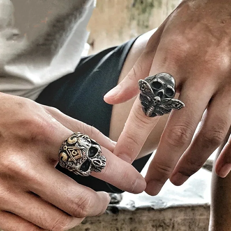 New Style Stainless Steel Letter Skeleton Head Shape Ring Jewelry Men Vintage Minimalist Hand Jewelry Accessories
New Style Stainless Steel Letter Skeleton Head Shape Ring Jewelry Men Vintage Minimalist Hand Jewelry Accessories