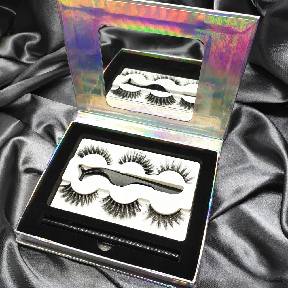 Eyelash Vendor Customized Boxes Self Adhesive Eyelashes with Eyeliner Gift Box Packing Eyelashes Set
Eyelash Vendor Customized Boxes Self Adhesive Eyelashes with Eyeliner Gift Box Packing Eyelashes Set