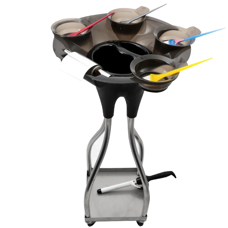 2020 Hot selling Wholesale hair dye shampoo fast dyeing cart coloring salon trolley