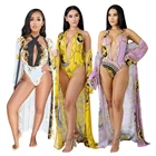 Hot Sale Women's Two Piece Bikini Cloak Cover Up Swimwear & Beachwear Sets