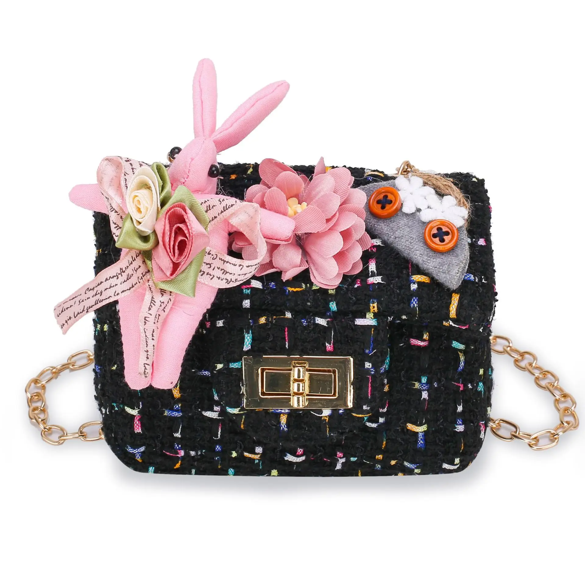 fashion Children's small bags Baby fashion accessories Chain coin purse Cute flower shoulder bag
fashion Children's small bags Baby fashion accessories Chain coin purse Cute flower shoulder bag