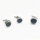 customised blue engraved plastic button chicken alloy gold men shirts cufflinks